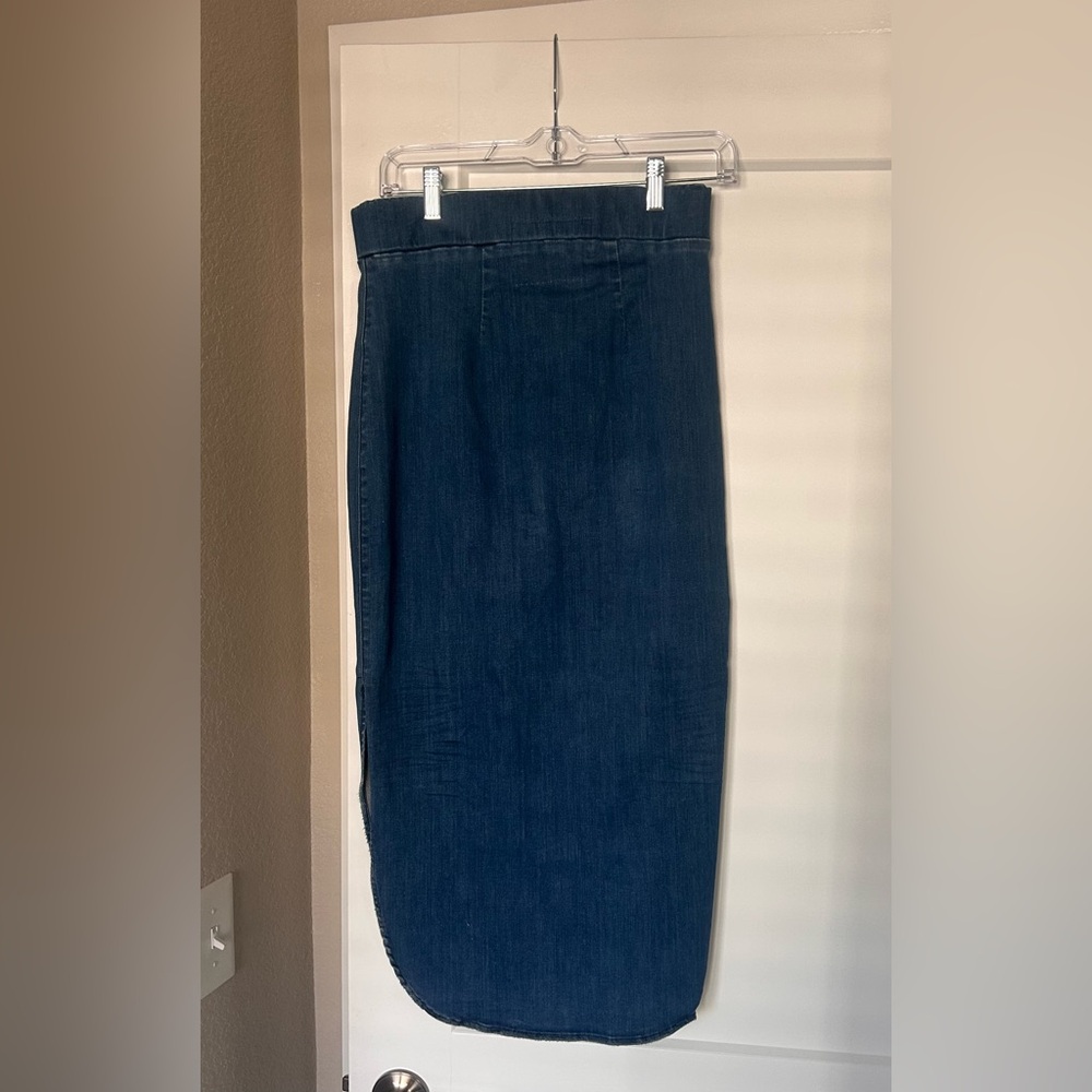 Frank & Eileen Dark Blue Denim Pencil Skirt